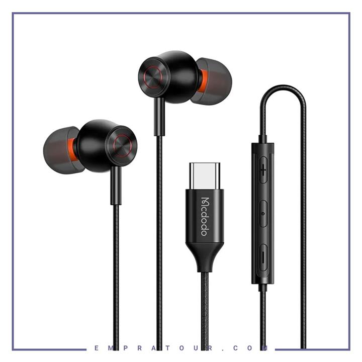 هندزفری سیمی تایپ سی مک دودو Mcdodo Stereo Earphone Type-C HP-3490